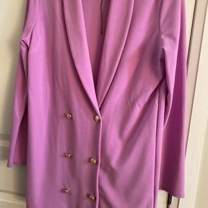 LAVENDER PURPLE BLAZER DRESS